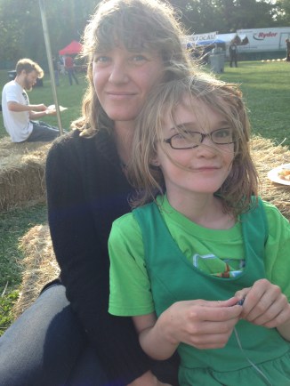 At the Eat by Northeast festival at Oakedge Park this summer, with my oldest daughter who is also participating in the challenge.
